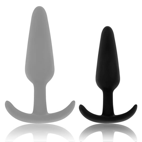 OHMAMA - SILICONE ANAL PLUG WITH SMALL HANDLE 3